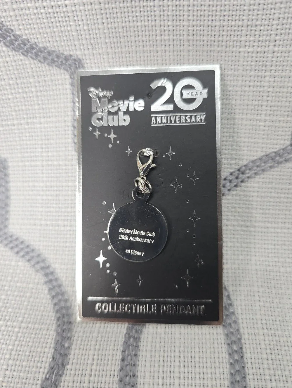 Disney Movie Club 20th Anniversary Cinderella Pendant  2020 New